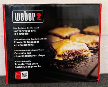 (1) Weber Rust-Resistant Griddle Insert