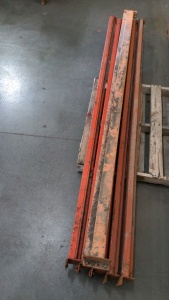 (6) 106" Pallet Racking Rails