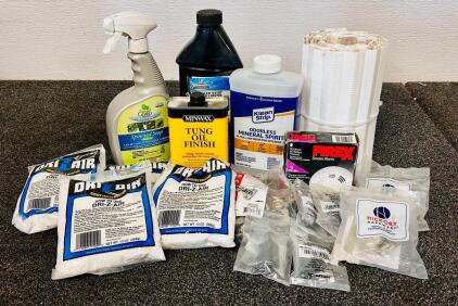 Household Supplies Bundle - Dri-Z-Air, Firex Smoke Alarm, Hardware Kit