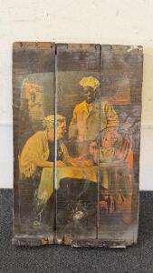 15&rdquo;x24&rdquo; Vintage Wooden Wall Art