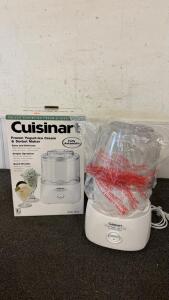 Cuisinart ICE-20 Frozen Yogurt-Ice Cream & Sorbet Maker, 1.5 Quart Capacity
