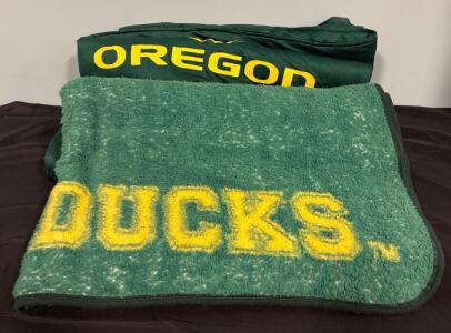 Oregon Ducks Comforter And Throw Blanket