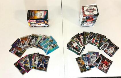 Topps Chrome 2024 Baseball Trading Cards, 300-Card Base Set, Refractor Parallels, Players Including Fernando Tatis Jr., Riley Greene, Corbin Carroll, Randy Arozarena, And More