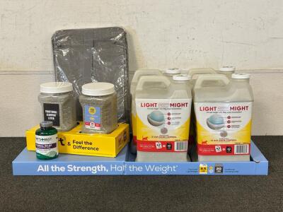 Pet Supplies Bundle W/ Purina Tidy Cats Litter, Vet's Best Supplement, Carrier