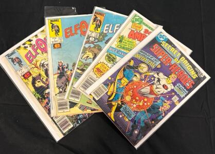 Marvel And DC Comics - Elf Quest, Son Of Ambush Bug, And Secret Origins of Super Hero's
