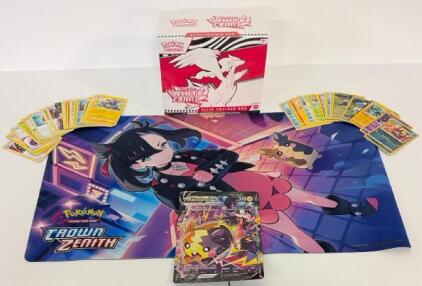 Pok&eacute;mon Scarlet & Violet White Flare Elite Trainer Box, Morpeko V-Union