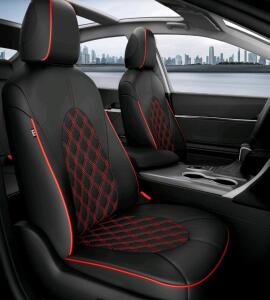 Toyota Camry Seat Covers 2018-2024 Black Red