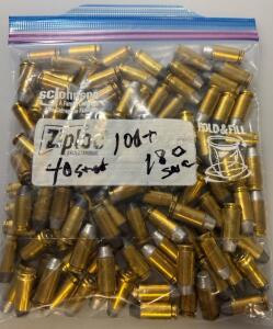 Speer .40 S&W Pistol Ammunition, 180 Grain TMJ, Approx. 100 Rounds