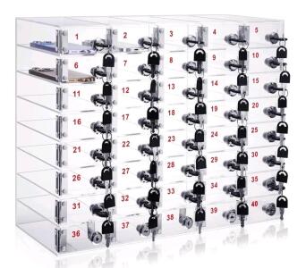 40 Slots Cell Phone Locker Box for Classroom Or Office- Infinite Other Uses As Well