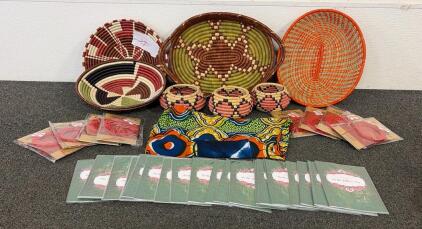 Handmade Craft Items by Full Circle Exchange, Baskets, Ornaments, Textiles