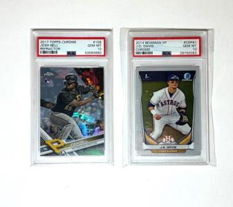 Graded PSA GEM MT 10 Luis Robert, Josh Bell, J.D. Davis,