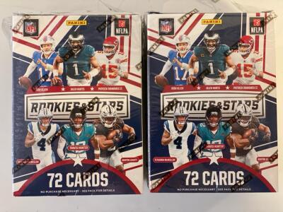 (2) Boxes Panini NFL Rookie And Stars Cards