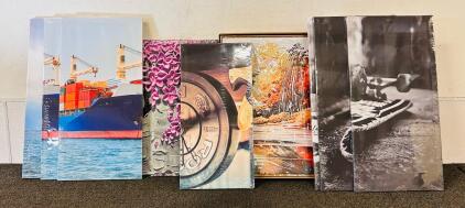 (5) Sets Of Canvas Wall Art Sizes Vary: 16"x 24", 13-3/4"x 27.5", and 11"x 23"