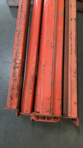 (6) 120" Pallet Rack Rails