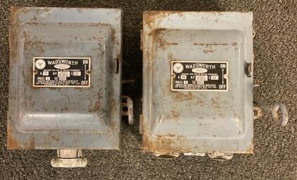 (2) Vintage 1930 Circuit Breakers
