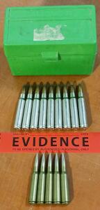 .338 Win Mag Ammunition (9 Rounds), Metallverken (5 Rounds) & 50-Round Case