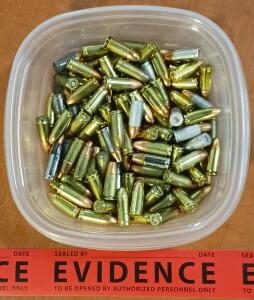 Assorted Loose 9mm Ammunition (Approx. 100 Rounds)