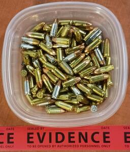 Assorted Loose 9mm Ammunition (Approx. 100 Rounds)