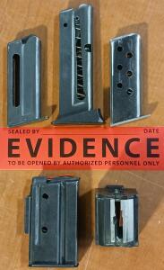 (5) Assorted .22 Caliber Magazines