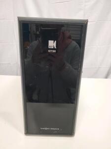 KEF KIT200 Subwoofer, Black, RCA Inputs, Speaker Outputs