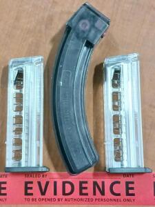 (3) Assorted .22 Caliber Magazines