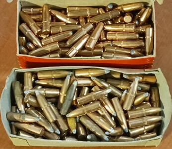 (2) Boxes of .284 Diameter Bullets - Round & Pointed Nose