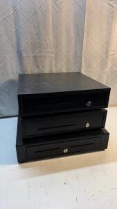 (2) Cash Drawer Model 16 (1) Touch Dynamic CD-BL-2000 Cash Drawer