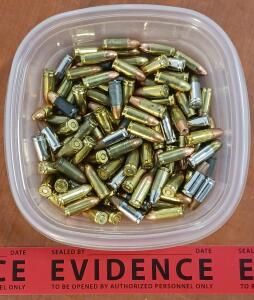 Assorted Loose 9mm Ammunition (Approx. 100 Rounds)