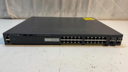 Cisco Catalyst 2960-X Series Network Switch, 24 Ports, 370W PoE