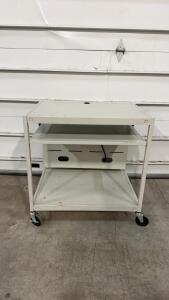 Utility Cart W/ Wheels -32&rdquo;Lx24&rdquo;Wx33&rdquo;H