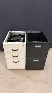 (2)Filing Cabinet -15&rdquo;Lx22&rdquo;Wx27&rdquo;H