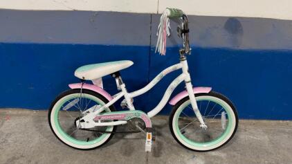 16&rdquo; Schwinn Jasmine Bike (White And Green)