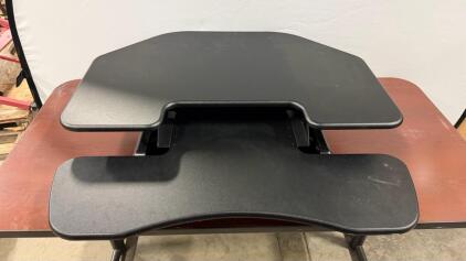 Varidesk CubeCorner 36 Adjustable Standing Desk Converter, Black