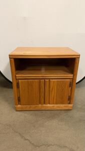 Wood Cabinet -25&rdquo;Lx17&rdquo;Wx25&rdquo;H