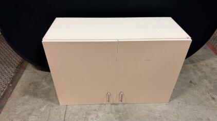 Wood 2-Door Cabint -36&rdquo;Lx15&rdquo;Wx24&rdquo;H