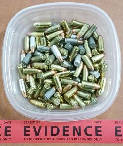 Assorted Loose 9mm Ammunition (Approx. 100 Rounds)
