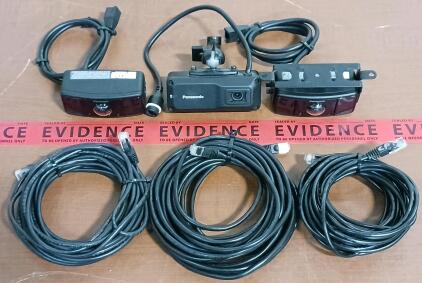 (3) Panasonic Digital Network Cameras & (3) Ethernet Cables