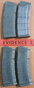 (4) Assorted 5.56 x 45mm Magazines