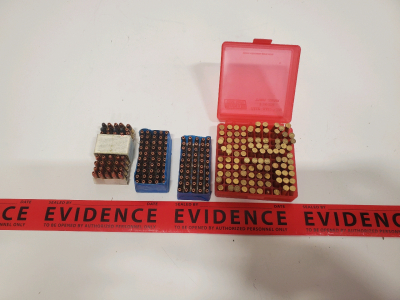 Mixed Caliber Ammunition, Approx. 150 Rounds, FMJ and HP