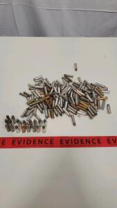 Mixed Ammunition Lot, Various Calibers & Bullet Types, Approx. 100 Rounds