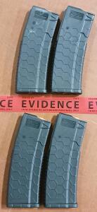 (4) HexMag HX-AR Series 2 Magazines - 5.56 x 45mm NATO