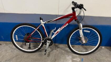 26&rdquo; Kona Bike (White And Red )