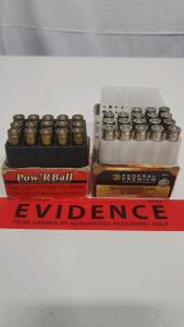 9mm Luger Ammunition, Pow'R Ball & Federal Premium HST, 20 Rounds Each
