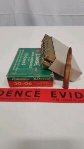 Remington Kleanbore 30-06 Springfield Rifle Ammunition, 150 Grain PSP Core-Lokt