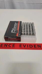 Blazer .45 Auto 230gr FMJ Aluminum Casing Ammunition, 40 Rounds