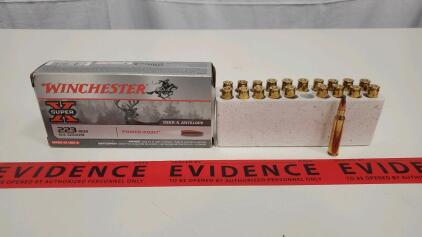 Winchester Super X .223 Remington 64 Grain Power-Point Ammunition 20 Rounds