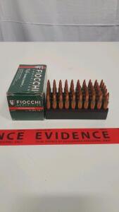 Fiocchi Exacta Rifle Match .223 Remington, 62 Grains FMJ, 50 Rounds