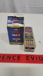 CCI Maxi-Mag & Stangers .22 WMR/.22 LR Ammunition, 225 Rounds Total