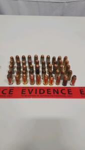 Speer .45 Auto Ammunition, 50 Rounds, FMJ & HP Bullets, Brass Casing
