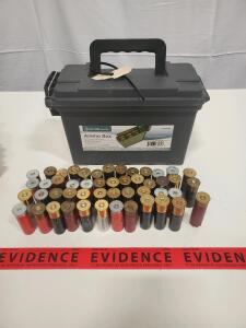 Bunker Hill Security Ammo Box with 50 Rounds of 12 Gauge Shotgun Ammunition